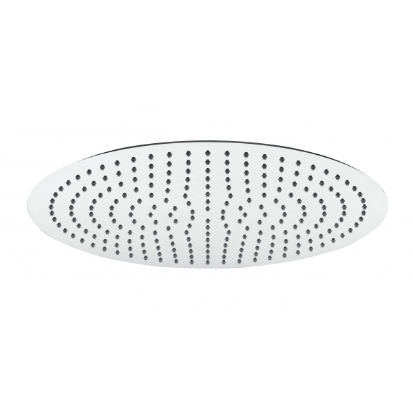 SHOWER HEAD PIANO ROUND 400 HIGHLY GLOSS STAINLESS STEEL